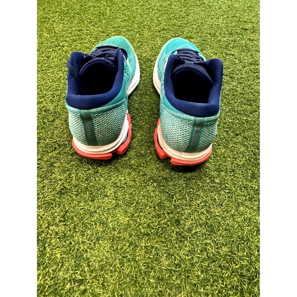 Mizuno Waveknit R2 Womens 9 Running Shoes Turquoise White Athletic Sneakers - Picture 4 of 6